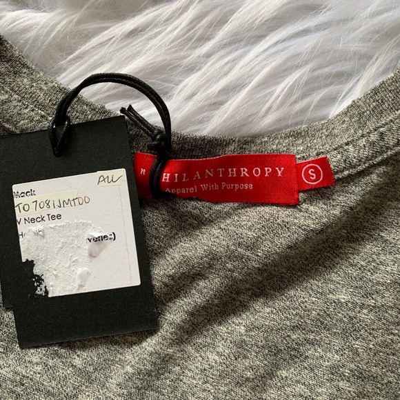 n:Philanthropy Mack v-neck tee - Picture 6 of 9